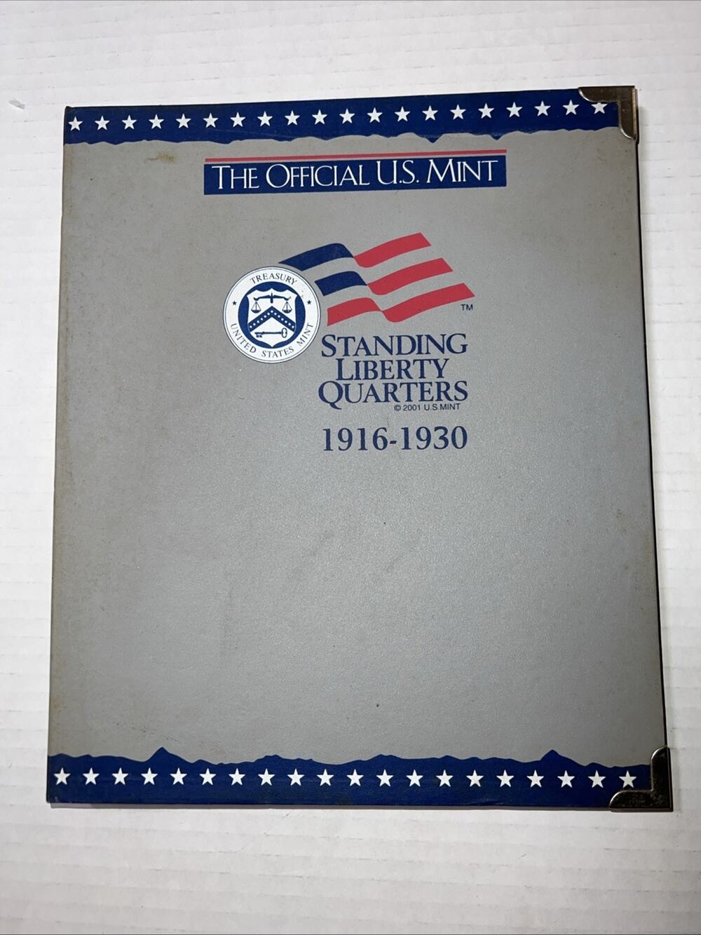 1916-1930 US Mint Standing Liberty Quarter Album Coin Storage